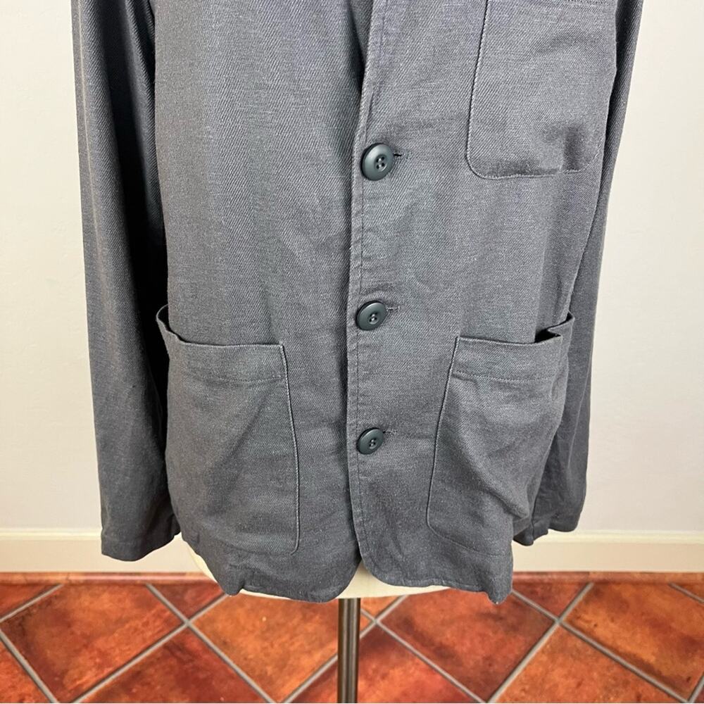Bridge & Burn Grey Button Front Blazer Jacket Med… - image 4